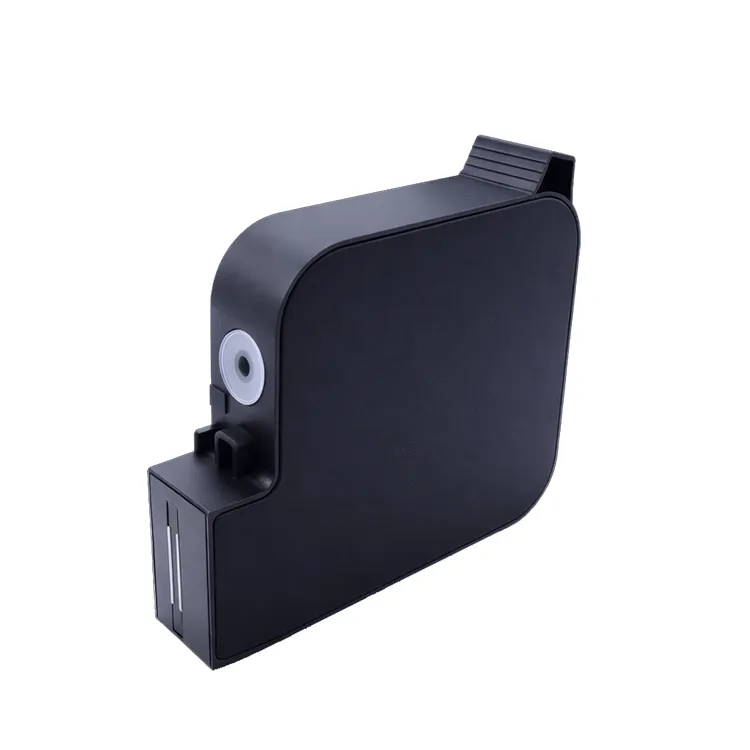 Refillable one-inch solvent empty cartridge for printing equipment with a wider single-pass swat